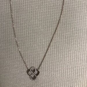 silver necklace rose gold